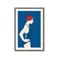 Picture of Swim Competition III  _GroupedProduct_Rectangle_Portrait_Framed_Matted_