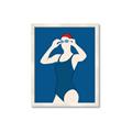 Picture of Swim Competition IV  _GroupedProduct_Rectangle_Portrait_Framed_Matted_
