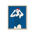 Picture of Swim Competition IV  _GroupedProduct_Rectangle_Portrait_Framed_Matted_