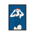 Picture of Swim Competition IV  _GroupedProduct_Rectangle_Portrait_Framed_Matted_