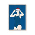 Picture of Swim Competition IV  _GroupedProduct_Rectangle_Portrait_Framed_Matted_