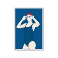 Picture of Swim Competition IV  _GroupedProduct_Rectangle_Portrait_Framed_Matted_