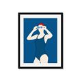 Picture of Swim Competition IV  _GroupedProduct_Rectangle_Portrait_Framed_Matted_