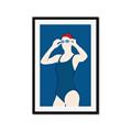 Picture of Swim Competition IV  _GroupedProduct_Rectangle_Portrait_Framed_Matted_