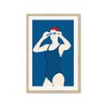 Picture of Swim Competition IV  _GroupedProduct_Rectangle_Portrait_Framed_Matted_