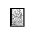 Picture of City Sketch I _GroupedProduct_Rectangle_Portrait_Framed_Matted_