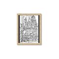 Picture of City Sketch I _GroupedProduct_Rectangle_Portrait_Framed_Matted_