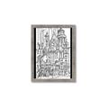 Picture of City Sketch I _GroupedProduct_Rectangle_Portrait_Framed_Matted_