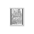 Picture of City Sketch I _GroupedProduct_Rectangle_Portrait_Framed_Matted_