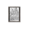 Picture of City Sketch I _GroupedProduct_Rectangle_Portrait_Framed_Matted_