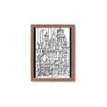 Picture of City Sketch I _GroupedProduct_Rectangle_Portrait_Framed_Matted_