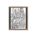 Picture of City Sketch I _GroupedProduct_Rectangle_Portrait_Framed_Matted_
