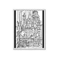 Picture of City Sketch I _GroupedProduct_Rectangle_Portrait_Framed_Matted_