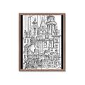 Picture of City Sketch I _GroupedProduct_Rectangle_Portrait_Framed_Matted_