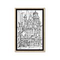 Picture of City Sketch I _GroupedProduct_Rectangle_Portrait_Framed_Matted_