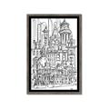 Picture of City Sketch I _GroupedProduct_Rectangle_Portrait_Framed_Matted_