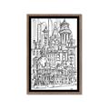 Picture of City Sketch I _GroupedProduct_Rectangle_Portrait_Framed_Matted_