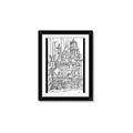 Picture of City Sketch I _GroupedProduct_Rectangle_Portrait_Framed_Matted_