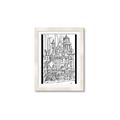 Picture of City Sketch I _GroupedProduct_Rectangle_Portrait_Framed_Matted_