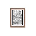 Picture of City Sketch I _GroupedProduct_Rectangle_Portrait_Framed_Matted_