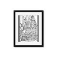 Picture of City Sketch I _GroupedProduct_Rectangle_Portrait_Framed_Matted_