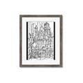 Picture of City Sketch I _GroupedProduct_Rectangle_Portrait_Framed_Matted_