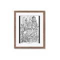 Picture of City Sketch I _GroupedProduct_Rectangle_Portrait_Framed_Matted_
