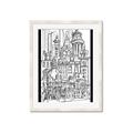 Picture of City Sketch I _GroupedProduct_Rectangle_Portrait_Framed_Matted_
