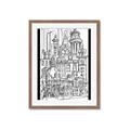 Picture of City Sketch I _GroupedProduct_Rectangle_Portrait_Framed_Matted_