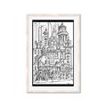 Picture of City Sketch I _GroupedProduct_Rectangle_Portrait_Framed_Matted_