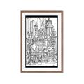 Picture of City Sketch I _GroupedProduct_Rectangle_Portrait_Framed_Matted_