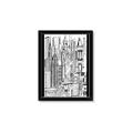 Picture of City Sketch II _GroupedProduct_Rectangle_Portrait_Framed_Matted_