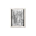 Picture of City Sketch II _GroupedProduct_Rectangle_Portrait_Framed_Matted_