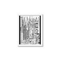 Picture of City Sketch II _GroupedProduct_Rectangle_Portrait_Framed_Matted_
