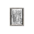 Picture of City Sketch II _GroupedProduct_Rectangle_Portrait_Framed_Matted_