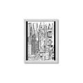Picture of City Sketch II _GroupedProduct_Rectangle_Portrait_Framed_Matted_