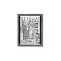 Picture of City Sketch II _GroupedProduct_Rectangle_Portrait_Framed_Matted_