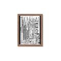 Picture of City Sketch II _GroupedProduct_Rectangle_Portrait_Framed_Matted_