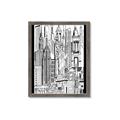 Picture of City Sketch II _GroupedProduct_Rectangle_Portrait_Framed_Matted_