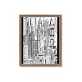 Picture of City Sketch II _GroupedProduct_Rectangle_Portrait_Framed_Matted_