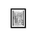 Picture of City Sketch II _GroupedProduct_Rectangle_Portrait_Framed_Matted_