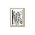 Picture of City Sketch II _GroupedProduct_Rectangle_Portrait_Framed_Matted_