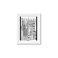 Picture of City Sketch II _GroupedProduct_Rectangle_Portrait_Framed_Matted_
