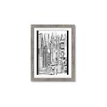 Picture of City Sketch II _GroupedProduct_Rectangle_Portrait_Framed_Matted_