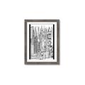 Picture of City Sketch II _GroupedProduct_Rectangle_Portrait_Framed_Matted_