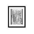 Picture of City Sketch II _GroupedProduct_Rectangle_Portrait_Framed_Matted_