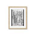 Picture of City Sketch II _GroupedProduct_Rectangle_Portrait_Framed_Matted_