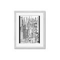 Picture of City Sketch II _GroupedProduct_Rectangle_Portrait_Framed_Matted_