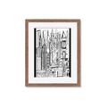 Picture of City Sketch II _GroupedProduct_Rectangle_Portrait_Framed_Matted_