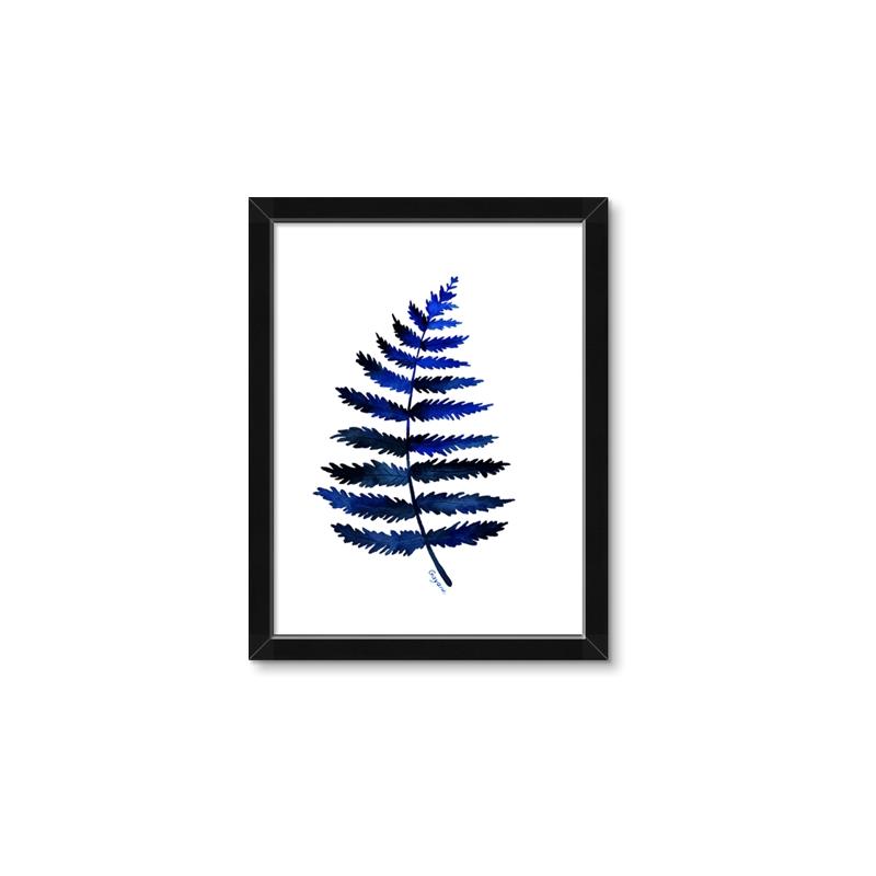 Picture of Indigo Fern  _GroupedProduct_Rectangle_Portrait_Framed_Matted_